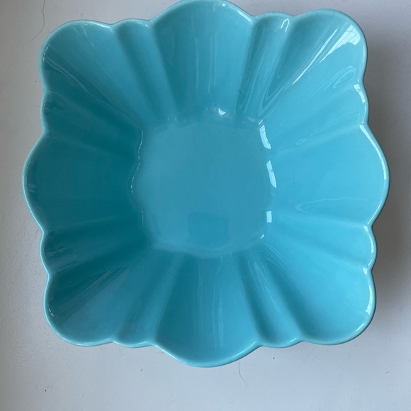FARVAL Portugal vintage turquoise bowl - Picture 3 of 3